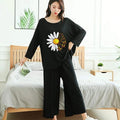 Qalbeena sunflower sleep wear