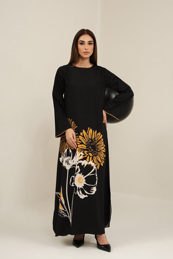 Black Floral 2-Piece