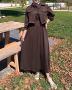 QALBEENA ZIPER COATY MAXY