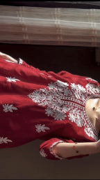 Qalbeena Embroided Indian Kurti