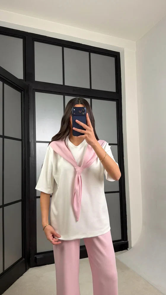 Tie & Draped Co-Ord Set