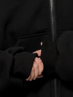 Black Ninja Full-Zip Hoodie.