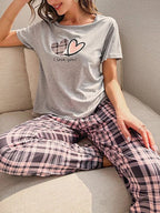QALBEENA DOUBLE HEARTED NIGHTWEAR