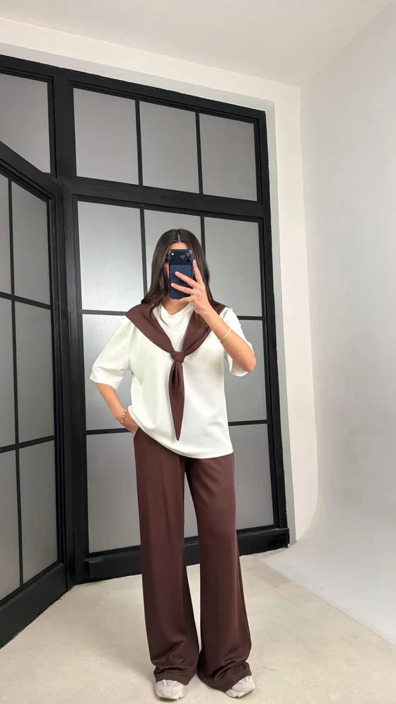 Tie & Draped Co-Ord Set