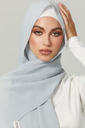 Sleek Georgette skyblue hijab