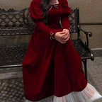FAIRYTALE VELVET PUFFY MAXI
