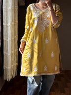 Qalbeena Embroided Indian Kurti