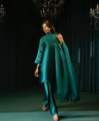 Qalbeena Green Farshi Shalwar Kameez