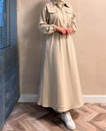 QALBEENA ZIPER COATY MAXY
