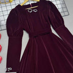 FAIRYTALE VELVET PUFFY MAXI