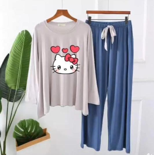 QALBEENA KITTY NIGHTWEAR