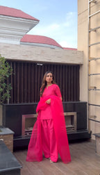 Qalbeena Pink Farshi Shalwar Kameez