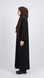 Hayat Black Abaya With Stoller