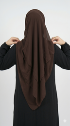 Hayat Black Abaya With Stoller