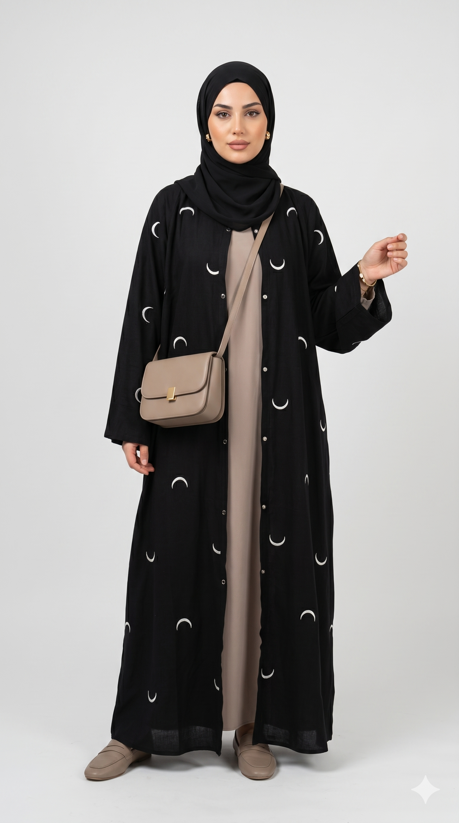 Moon Abaya – Double Layer Luxe with stoller