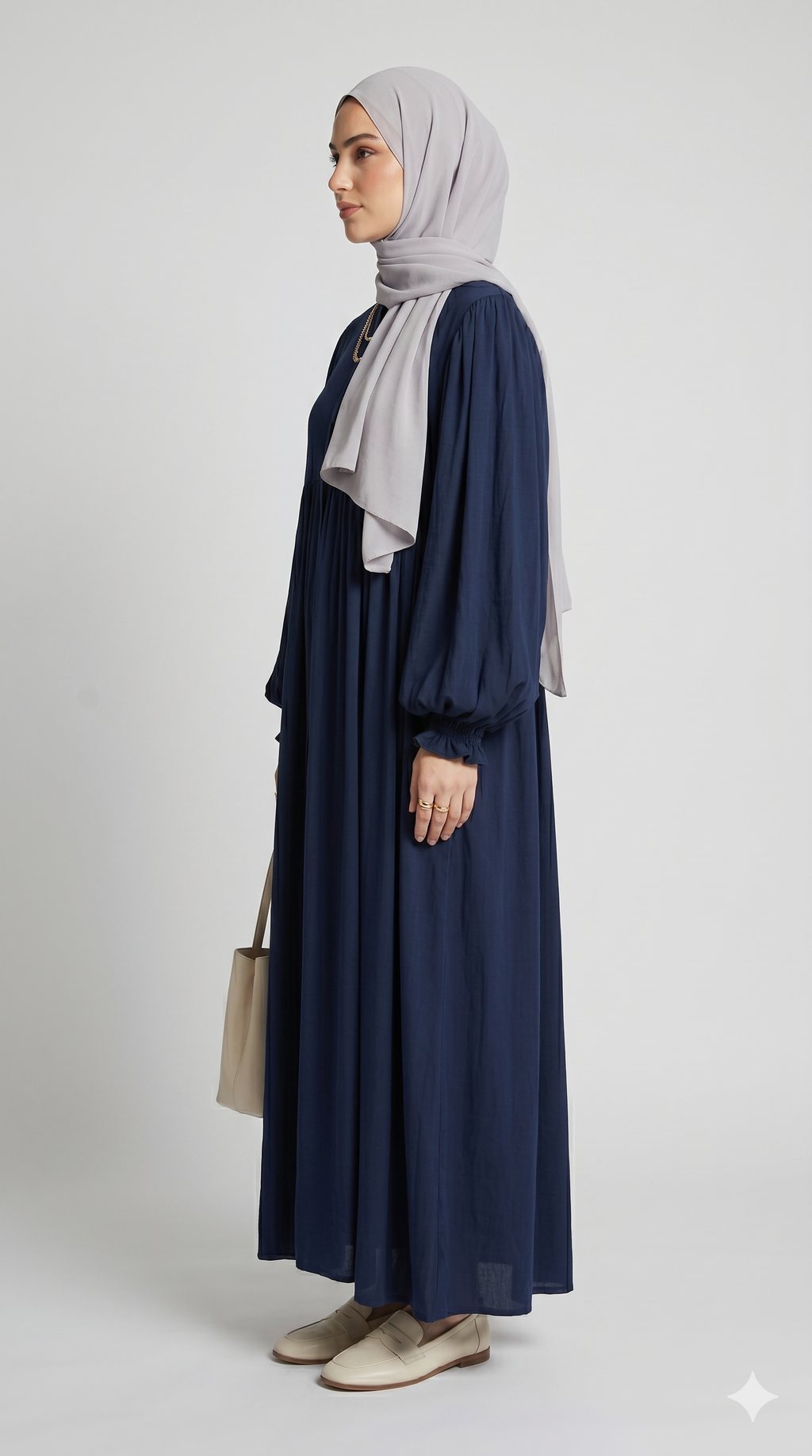 Sapphire Abaya With Stoller