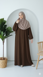 Modest Badam Abaya with Stoller