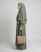 Olive Abaya With Stoller