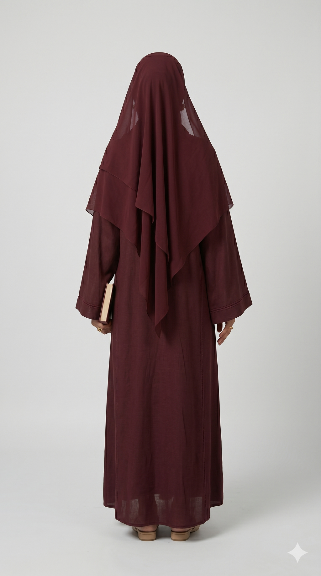 PLUM ABAYA BY BADAM