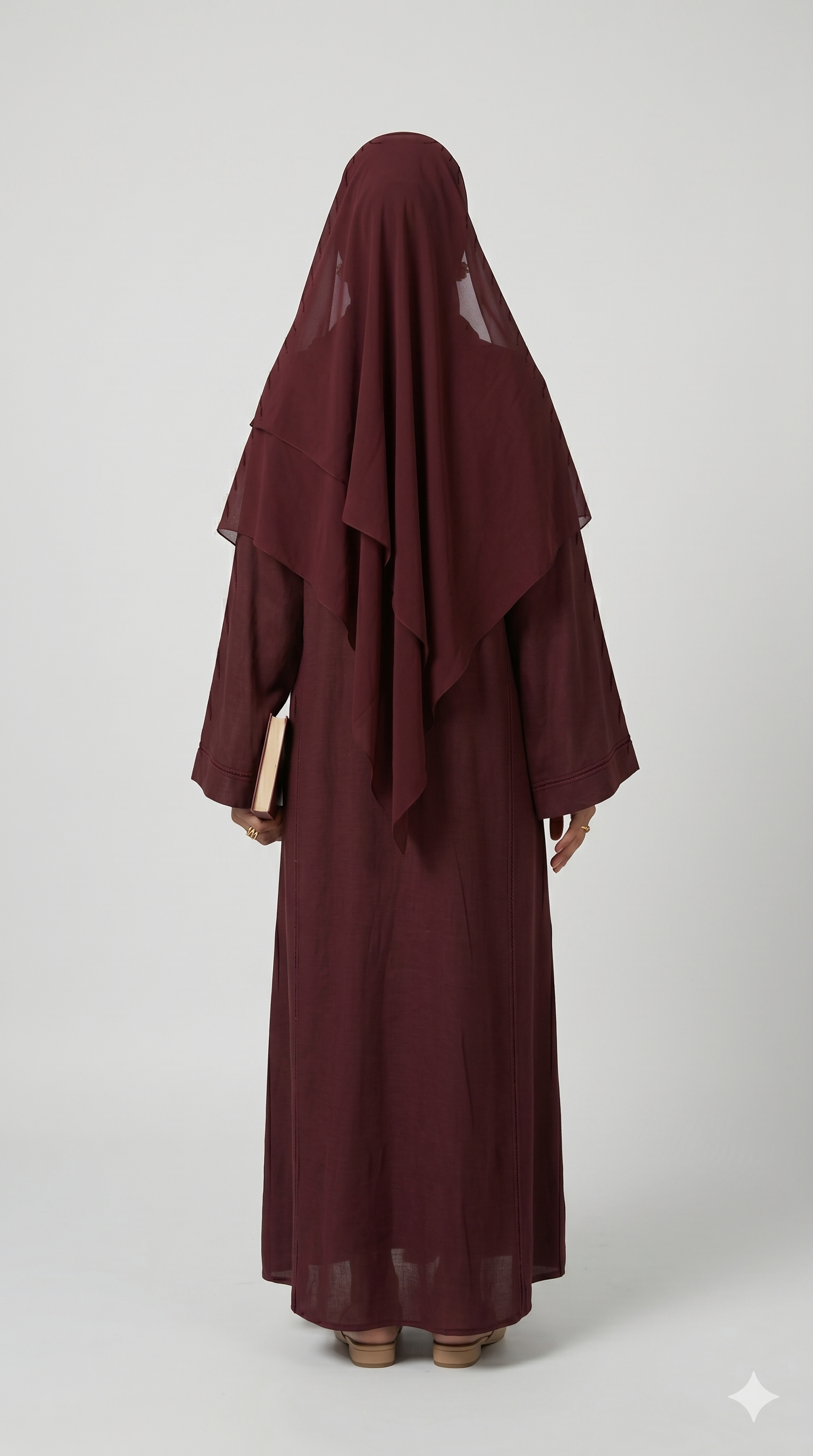 PLUM ABAYA BY BADAM