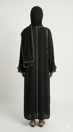 The Luna Ribbon Abaya With Stoller