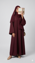 PLUM ABAYA BY BADAM