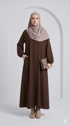 Modest Badam Abaya with Stoller
