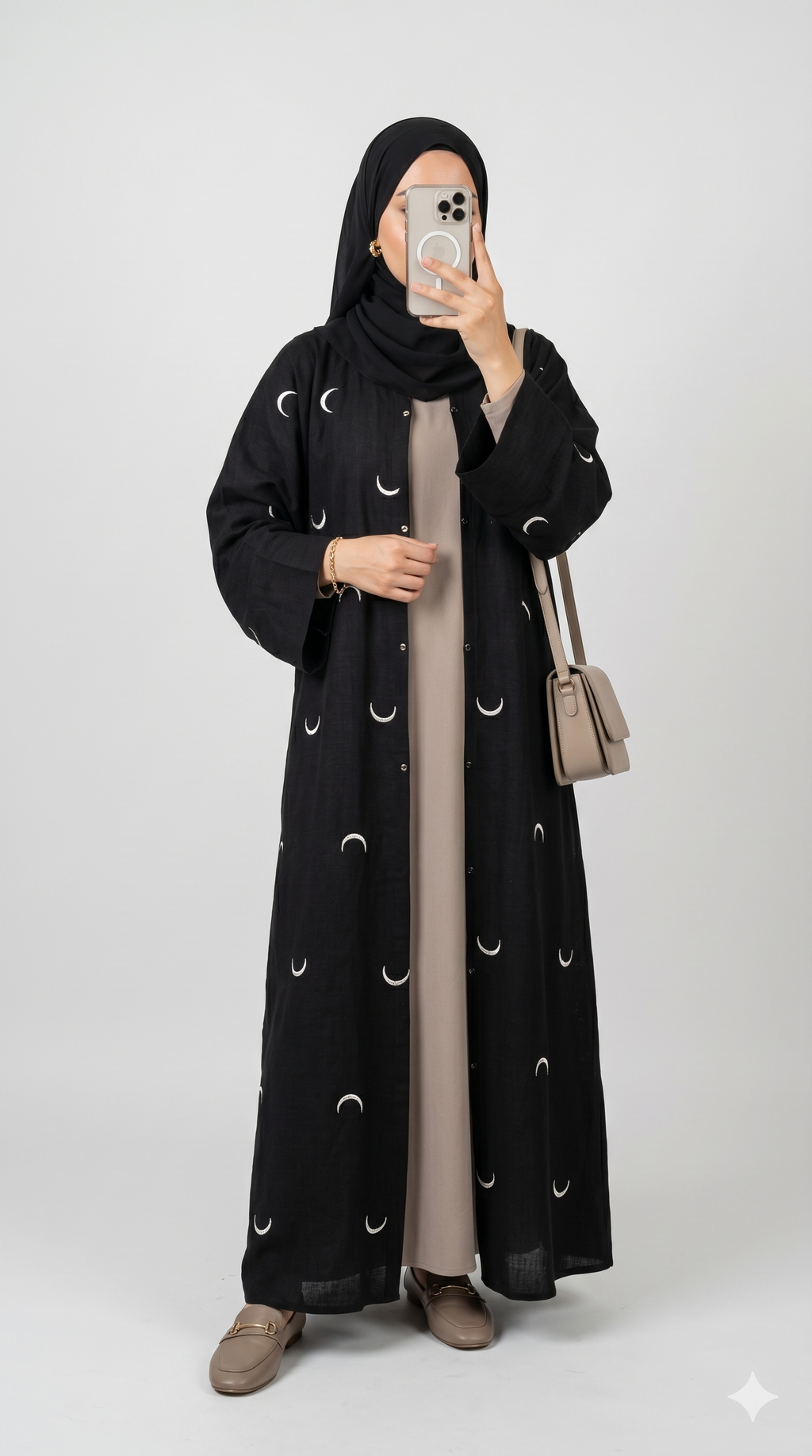 Moon Abaya – Double Layer Luxe with stoller
