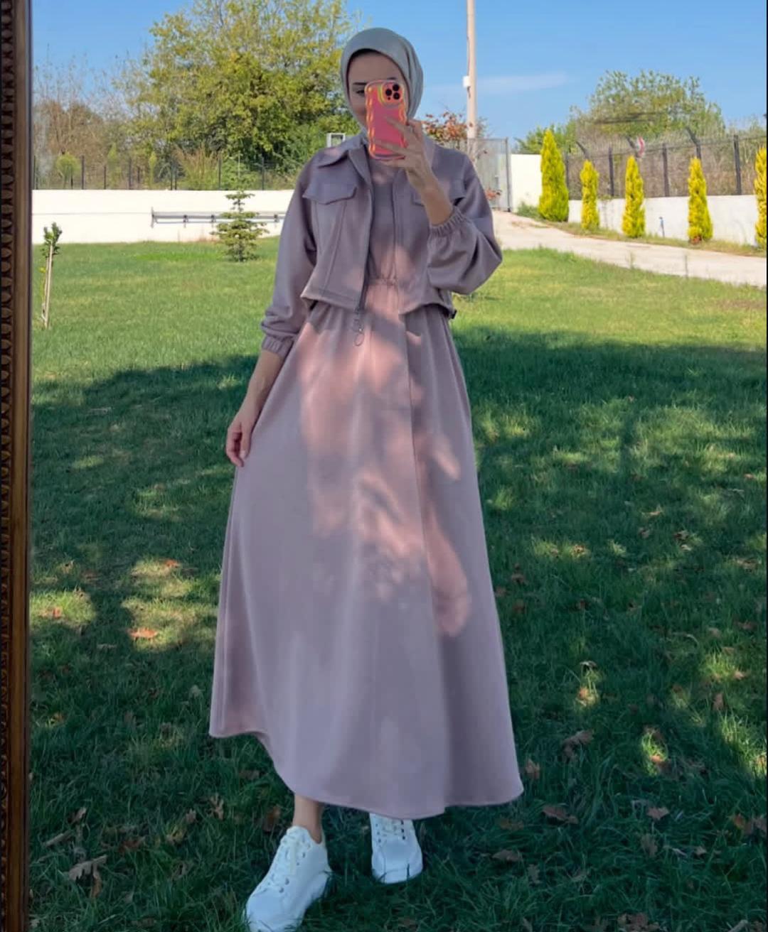 QALBEENA ZIPER COATY MAXY