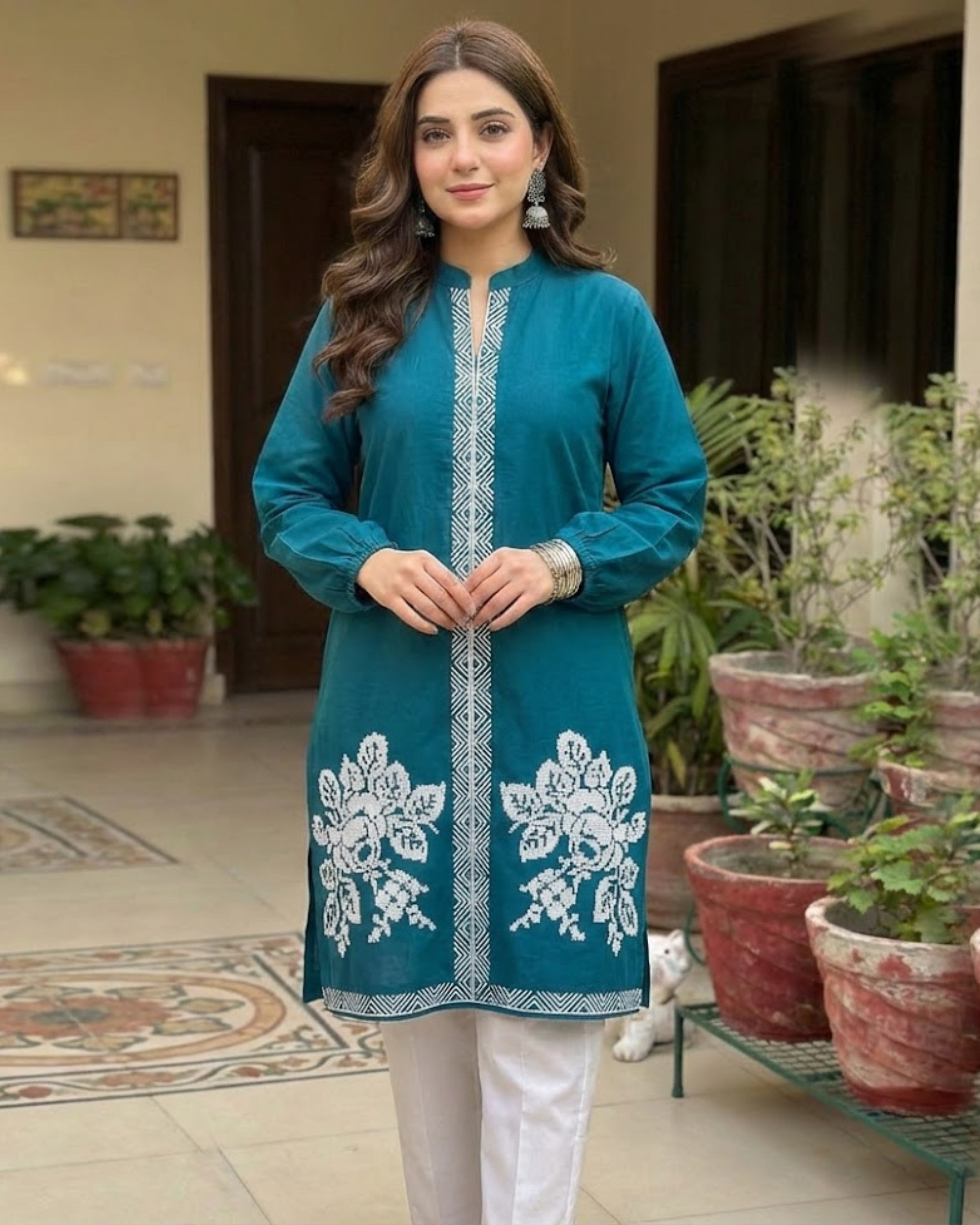 Zarqash – Cotton Embroidered 2PCS