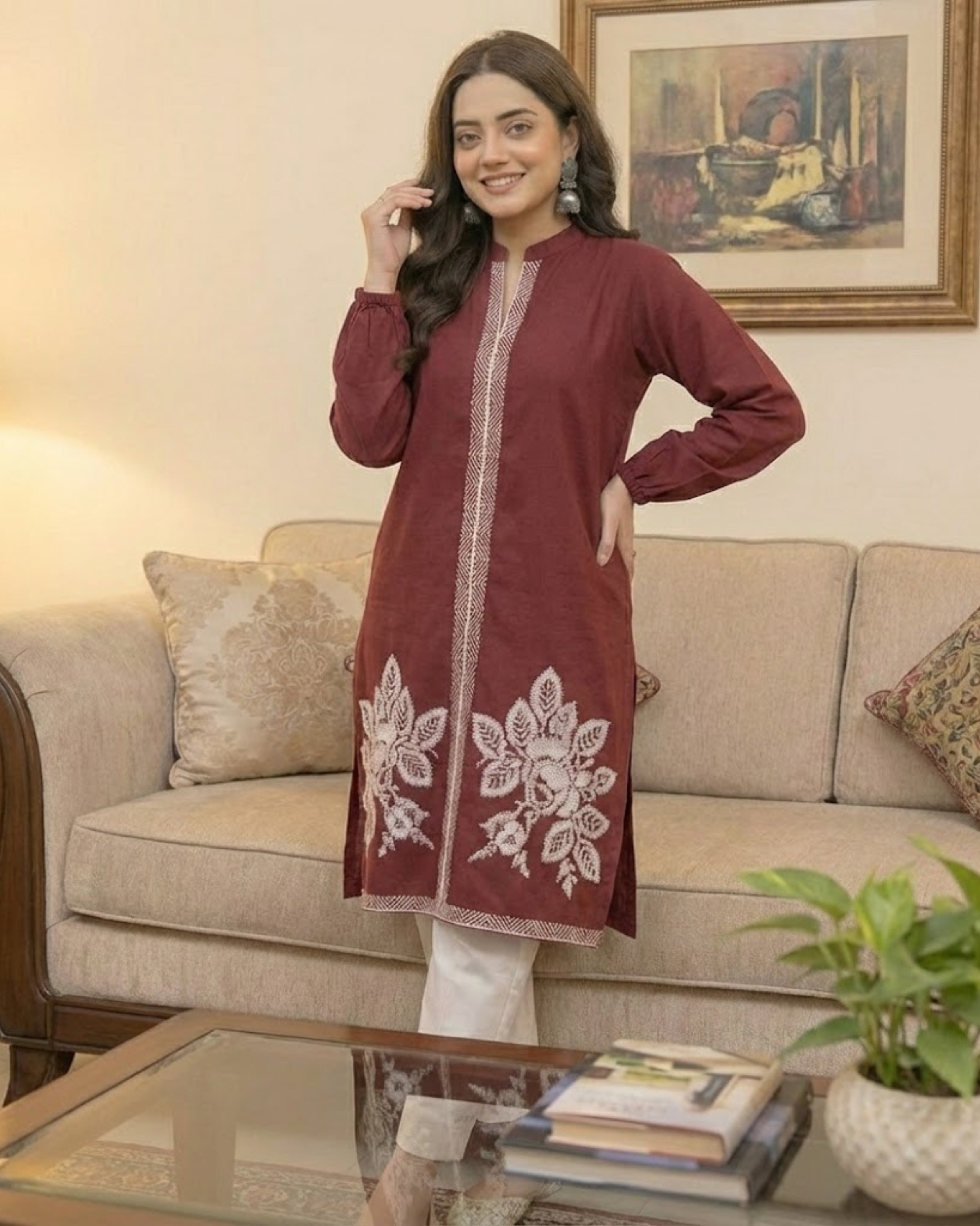 Zarqash – Cotton Embroidered 2PCS