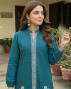 Zarqash – Cotton Embroidered 2PCS