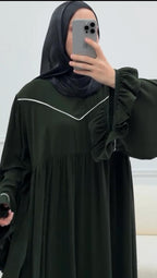 Ayse Flarey Abaya with stoller