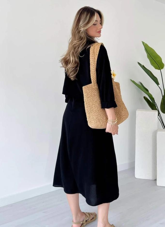 Qalbeena Long Coati 2pc Set