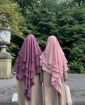Elegance Tiered Chiffon Khimar