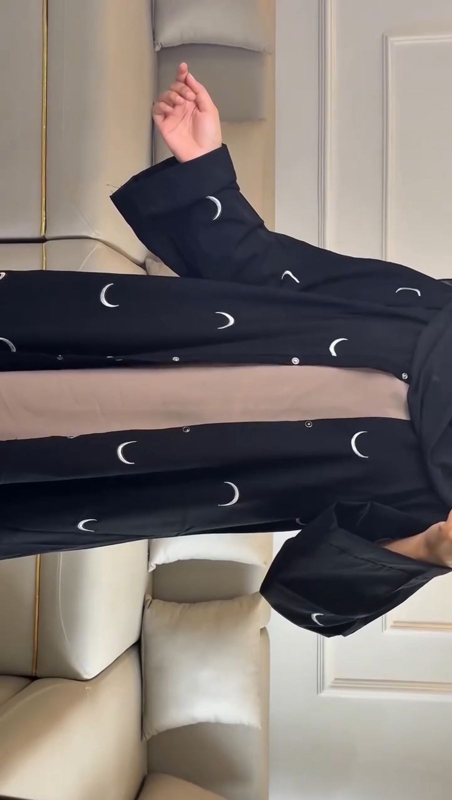 Moon Abaya – Double Layer Luxe with stoller