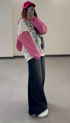 Pink Bunny Dreams Fleece Hoodie