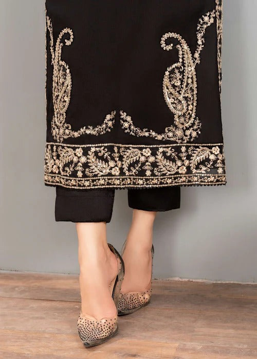 Zari Noir Longline 3-Piece