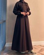 Winter Fleece Zipper Coati Maxi