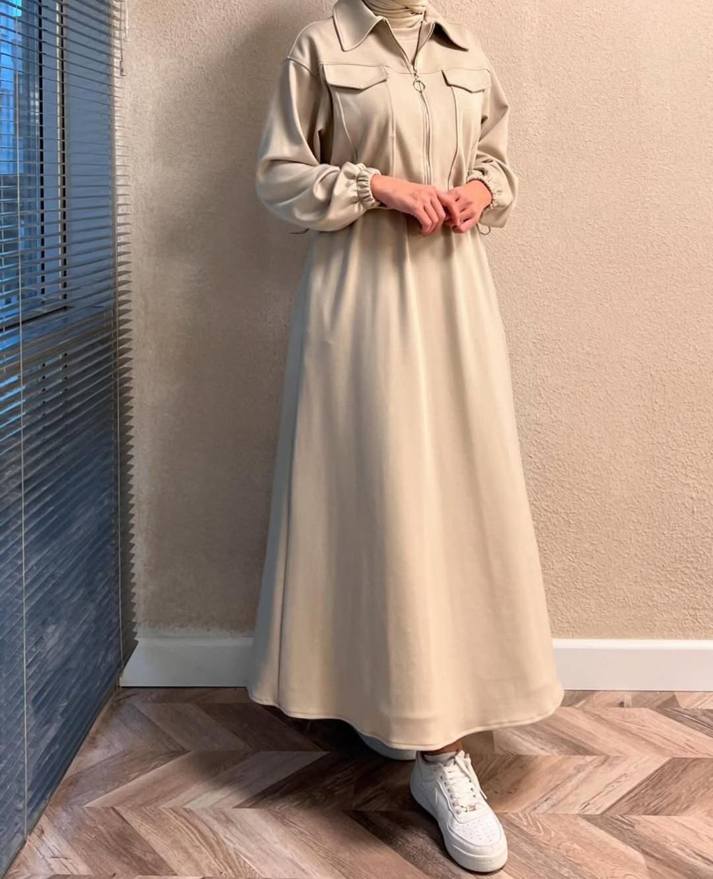 Winter Fleece Zipper Coati Maxi