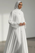Ayra White Grace Only Abaya