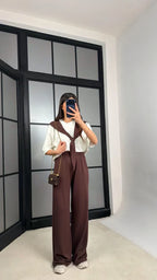 Tie & Draped Co-Ord Set