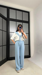 Tie & Draped Co-Ord Set