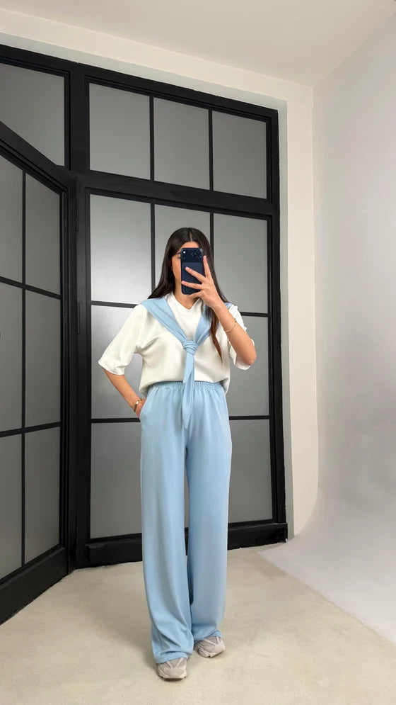 Tie & Draped Co-Ord Set