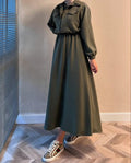 QALBEENA ZIPER COATY MAXY