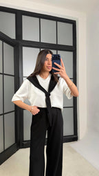 Tie & Draped Co-Ord Set