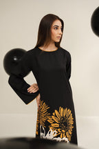 Black Floral 2-Piece