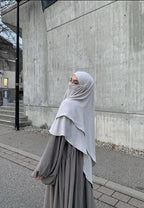 Chiffon Khimar double