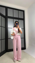 Tie & Draped Co-Ord Set