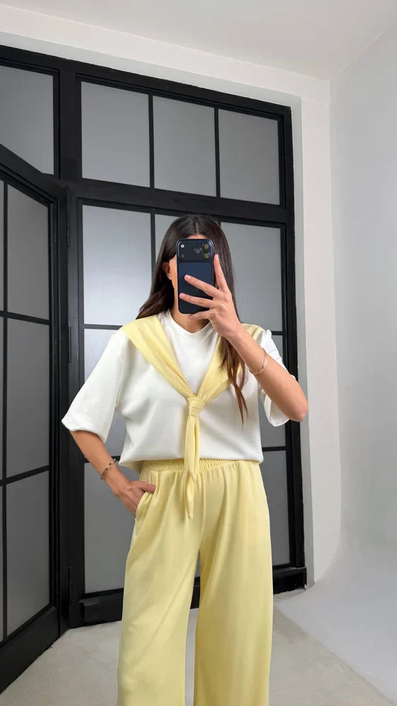 Tie & Draped Co-Ord Set